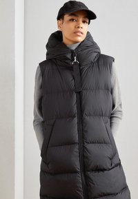Marc O'Polo LONG FIXED HOOD WELT POCKETS - Vesta - black