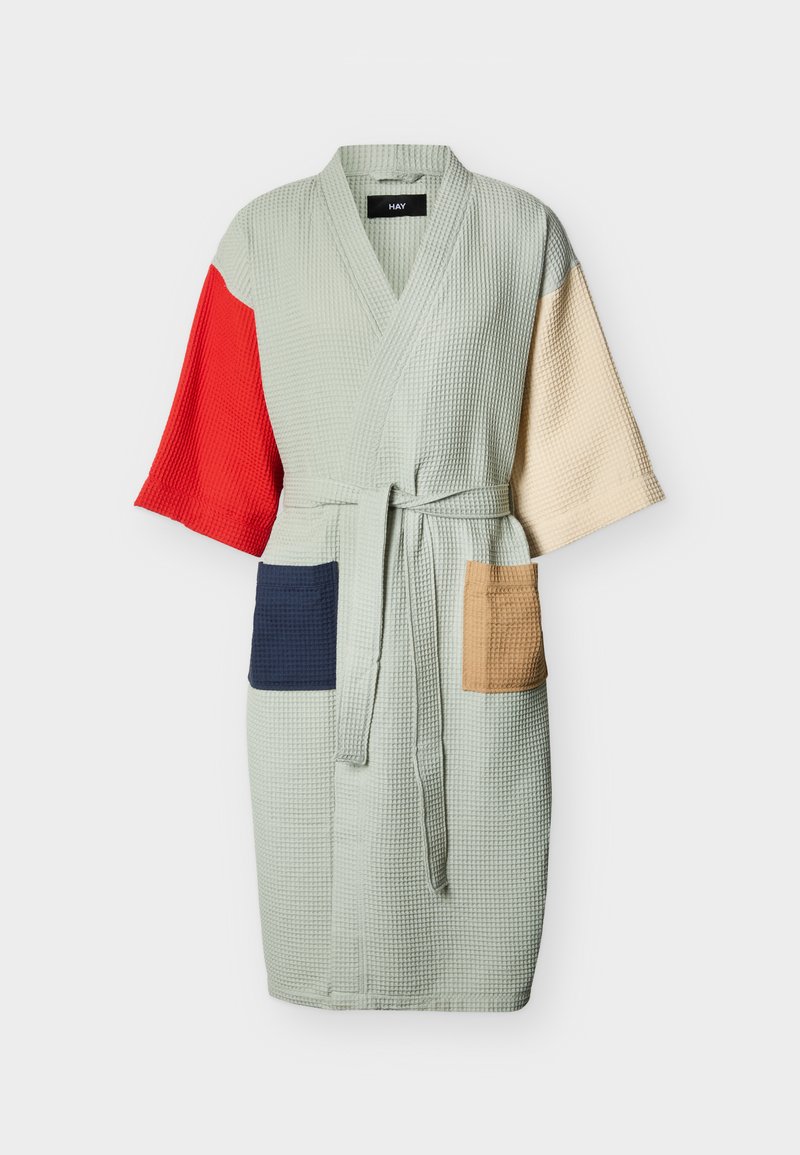 Hay BATHROBE UNISEX - Bademantel - glacier/multi-coloured/hellgrün ...