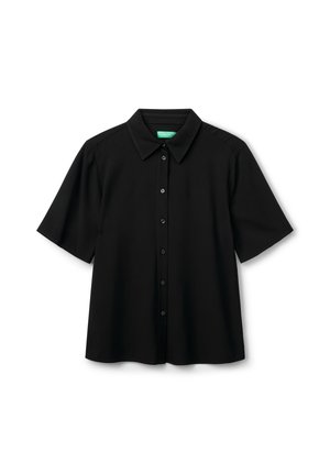 United Colors of Benetton, 3/4 SLEEVE - Button-down blouse - black