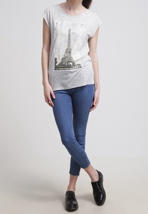 T-Shirt print - mottled grey