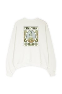 Kaotiko CREW FRONTIER UNISEX - Sudadera - ivory