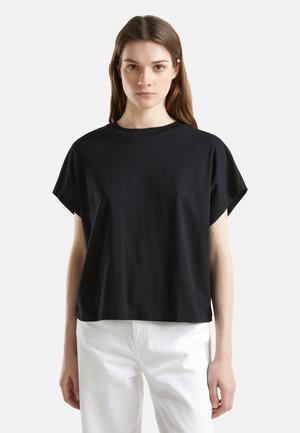 United Colors of Benetton T-shirt basic - black