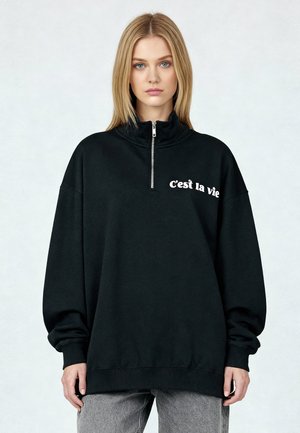 CEST LA VIE  SUPERHEAVY  - Felpa - black