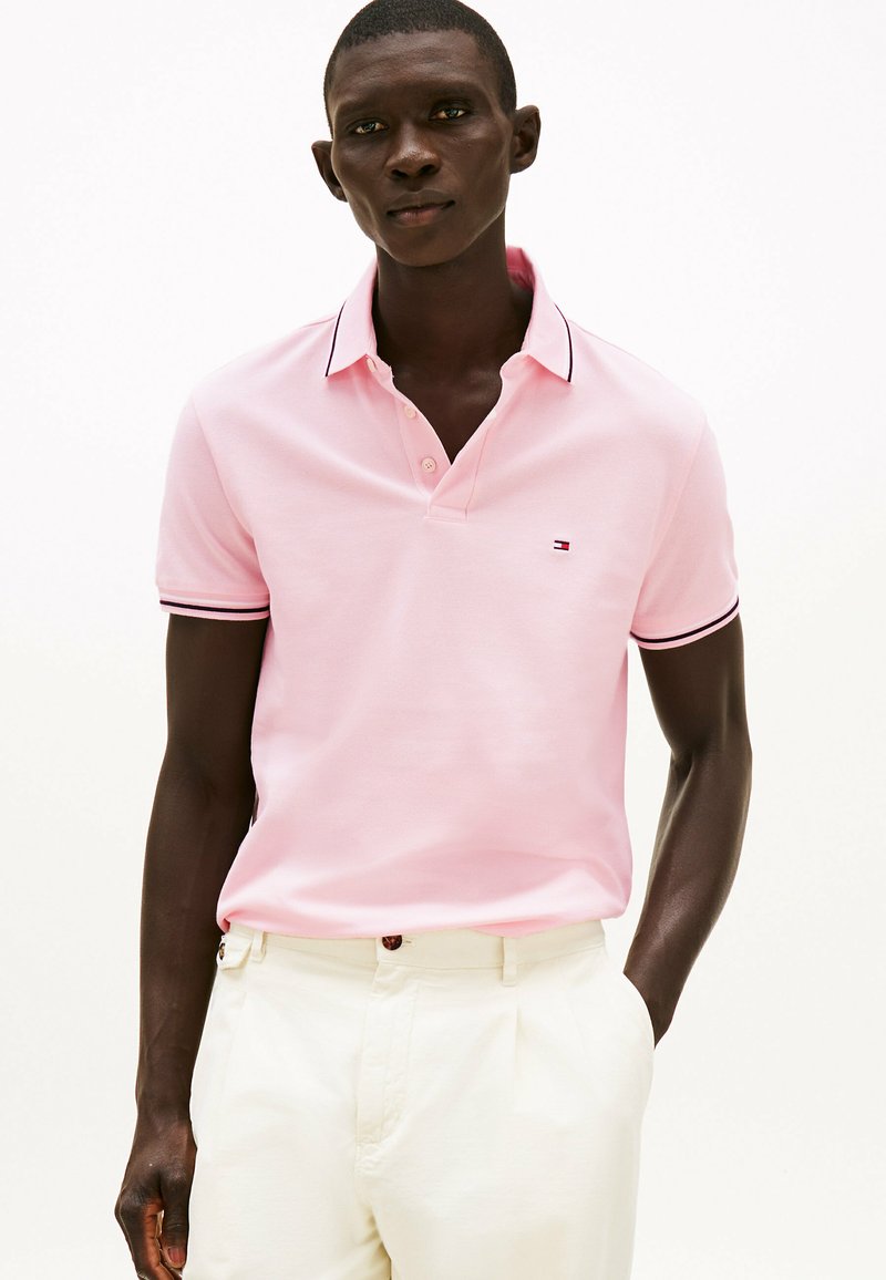 Tommy Hilfiger TIPPED SLIM FIT SEASONAL - Polo - light pink