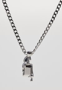 HARD MELT CURB CHAIN NECKLACE UNISEX - Kaelakee - rhodium