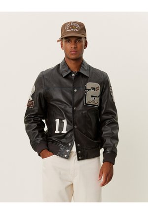 Les Deux VARSITY JACKET - Bomber-jakk - dark brown