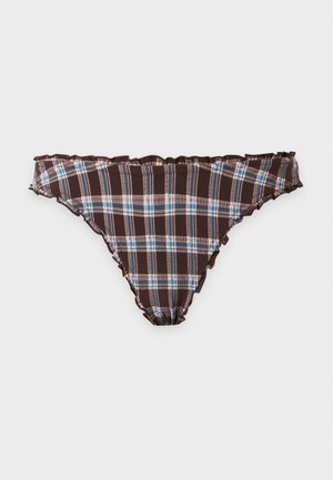 Rip Curl, PARAISO PLAID HI LEG SKIMPY - Bas de bikini - brown