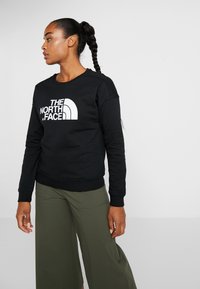 The North Face - DREW PEAK CREW - Sweatshirt - black Miniatyrbilde 1