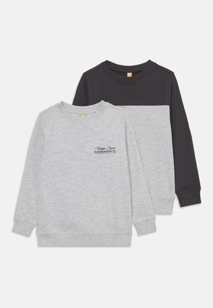2 PACK - Sudadera - mottled light grey