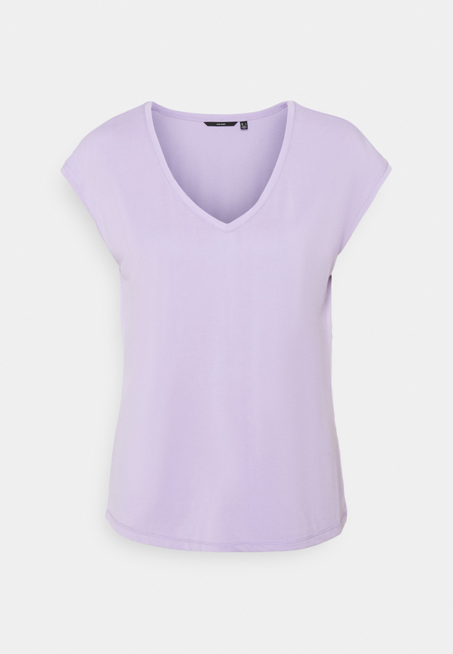 basic v neck womens tee