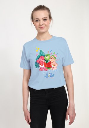 CARE BEARS CHRISTMAS CAROL - T-shirts print - light blue