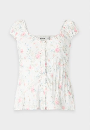 Hollister Co., SLIM PINTUCK - Blouse - off-white
