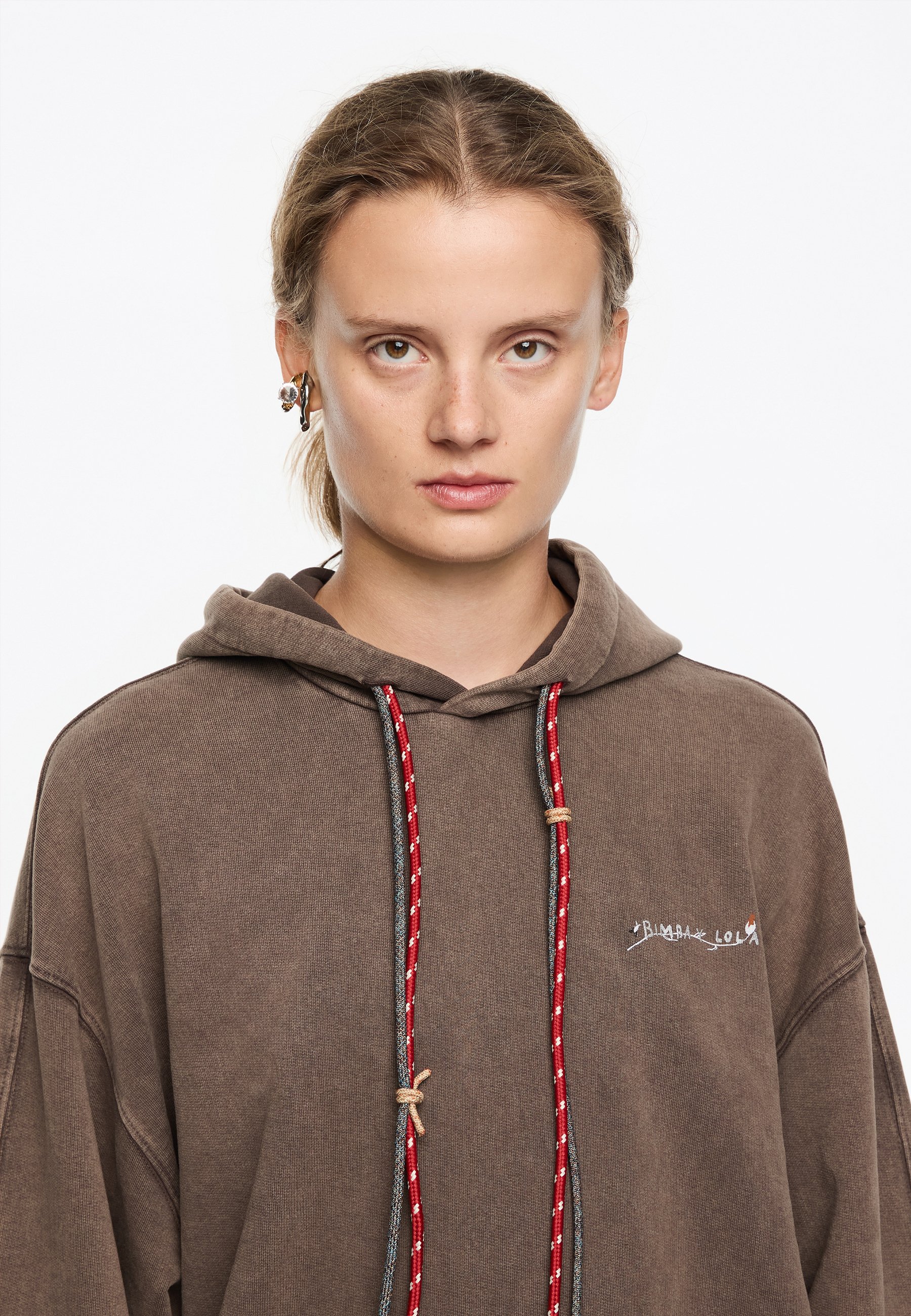 ミュージシャン EMBROIDERY LOGO HOODIE / CHOCOLATE BROWN f33cc68566fb4ca5aaf7895f1b8e64
