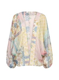 Cream CRDAZE  - Nyári dzseki - tea green flower patchwork