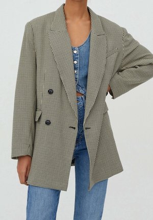 Manteau court - mottled light brown