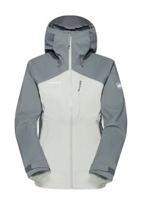 GUIDE HOODED - Hardshelljacke - silver sage strata