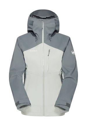Mammut GUIDE HOODED - Hardshell jacket - silver sage strata