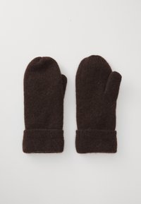 NOR MITTEN - Rokavice na en prst - black coffee