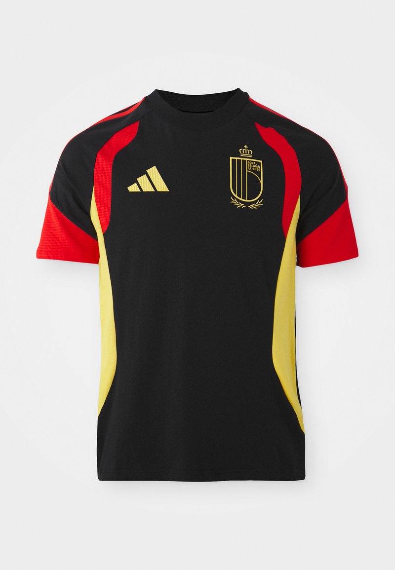 adidas Performance BELGIUM RBFA TEE - National team wear - black - Zalando