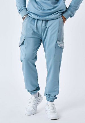 Project X Paris BAS DE JOGGING STYLE UNI - Cargobroek - bleu gris