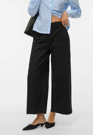 MIT WEITEM AWVANA MITTLERE TAILLE  - Wide leg - black