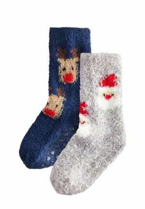 COSY CHRISTMAS 2 PACK - REGULAR FIT - Sukat - all over santa reindeer