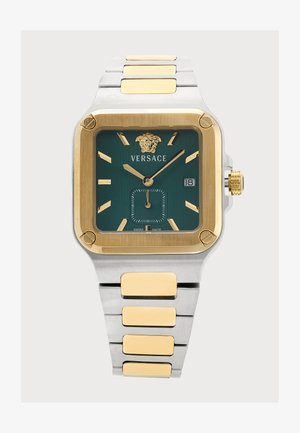 Versace, GRECA EDGE GENT - Uhr - silver-coloured/gold-coloured