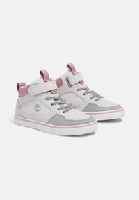 Timberland MID HOOK LOOP SNEAKER - Zapatillas skate - light grey