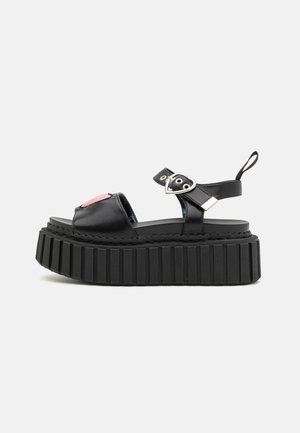 LAMODA PERFORMANCE - Platforminiai sandalai - black/pink