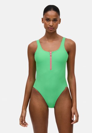 Ysabel Mora DETALLE CREMALLERA  - Traje de baño - green
