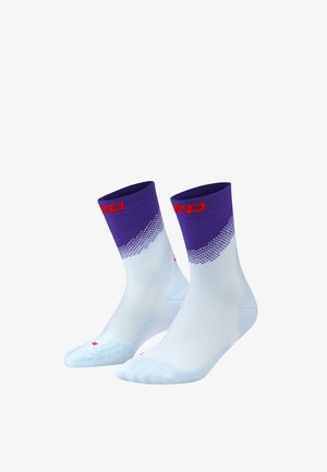 CEP, RUN EDT. SPLIT SOCKS MID CUT - Sports socks - light blue