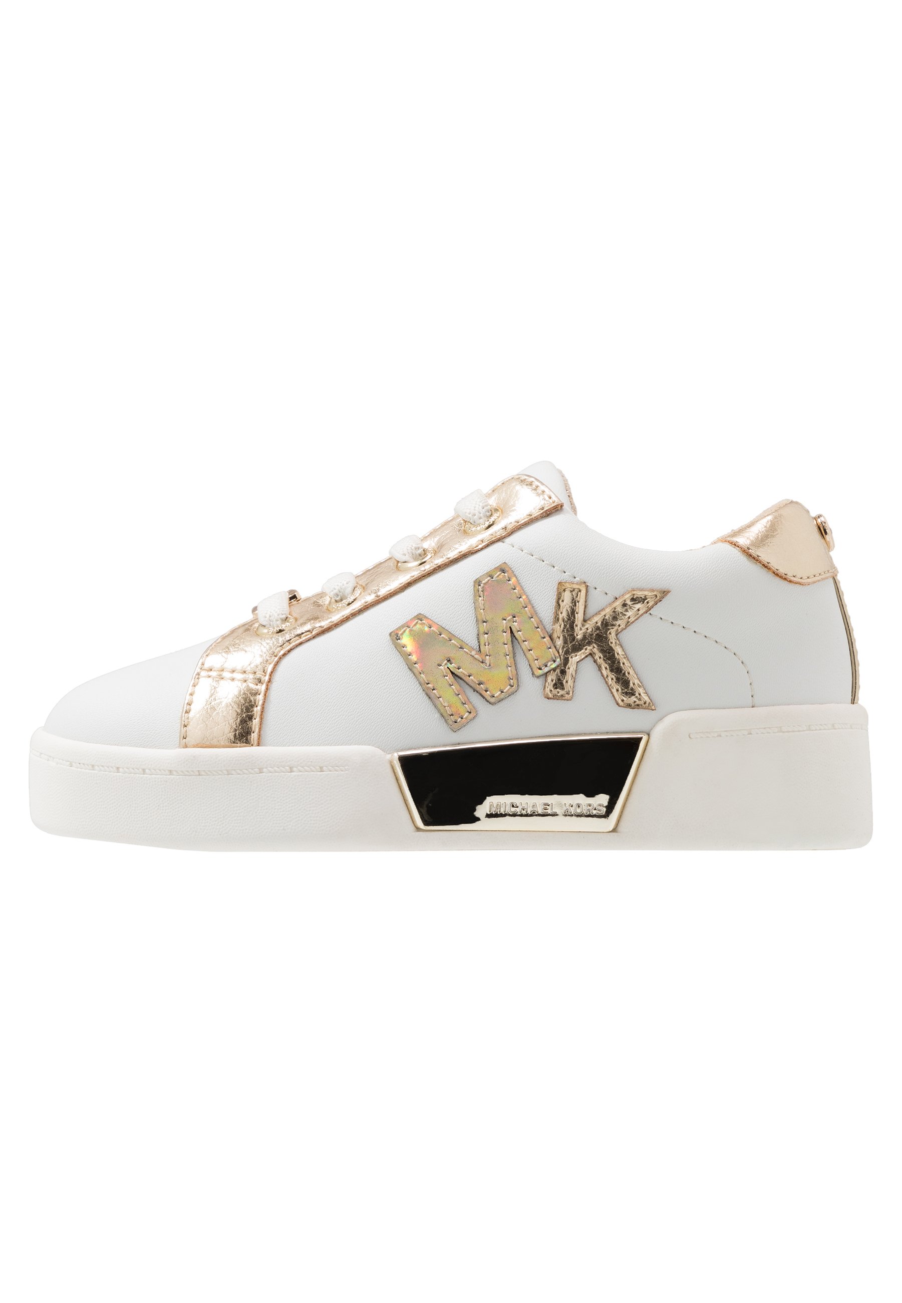 MICHAEL Michael Kors ZIA GUARD GOALS - Scarpe senza lacci -  white/gold/bianco - Zalando.it