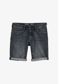 Wybrany, used mid stone black denim