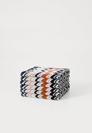 Missoni BERNARD FACE TOWEL 30X30 6 PACK - Towel - black/multicolor