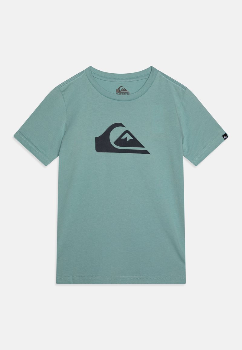 Quiksilver - LOGO UNISEX - T-shirts med print - turquoise, Forstørre