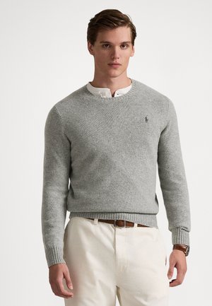 Polo Ralph Lauren WOOL-CASHMERE CREWNECK SWEATER
 - Jumper - fawn grey heather