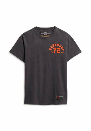 Superdry & Co, VINTAGE ATHLETIC SHORT SLEEVE - T-shirt print - graphite black