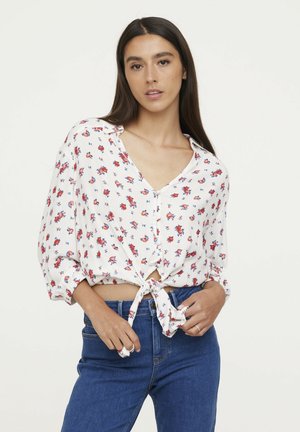 DATINA - Button-down blouse - cherry