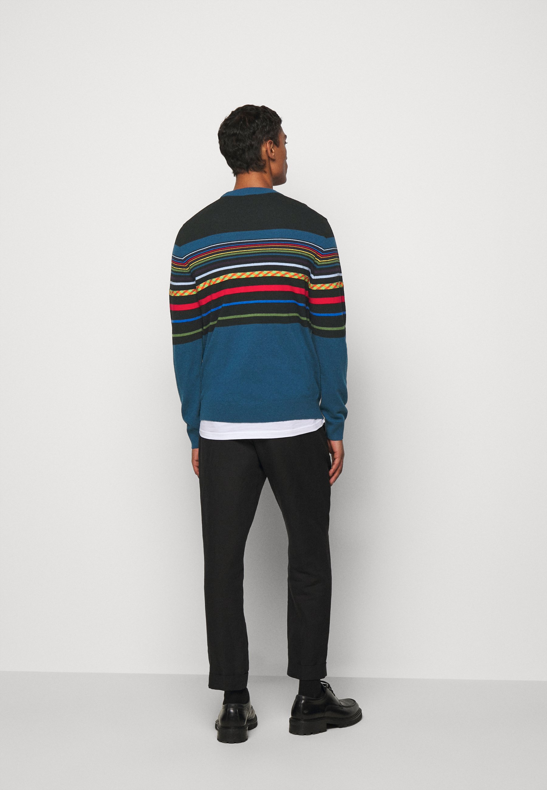 PS Paul Smith MENS PULLOVER CREW NECK Trui blackZwart PS Paul Smith MENS PULLOVER CREW NECK Trui bluemulti