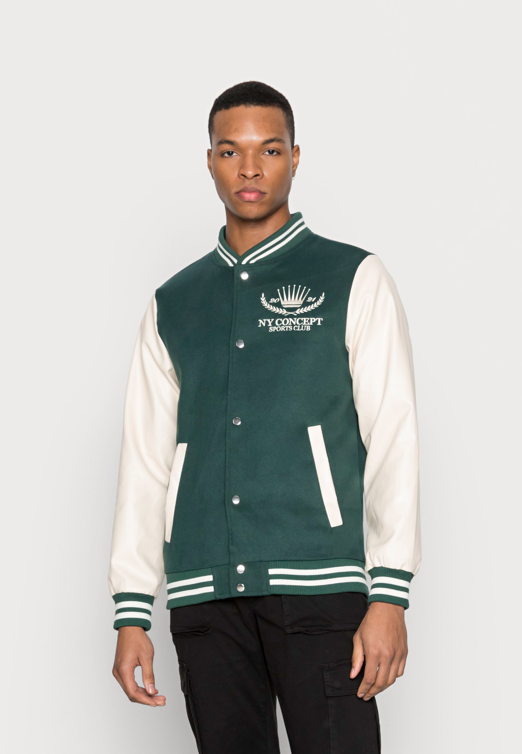 varsity bomber jacket