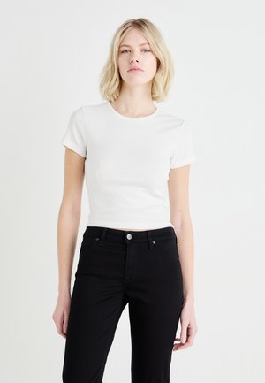 Gina Tricot BASIC TIGHT - T-shirt basic - white
