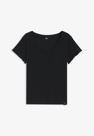 BOSS, BOSS COSY WAFFLE_T-SHIRT - Haut de pyjama - black one