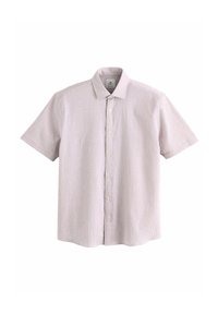 REGULAR FIT - SHORT SLEEVE - Košeľa - neutral brown