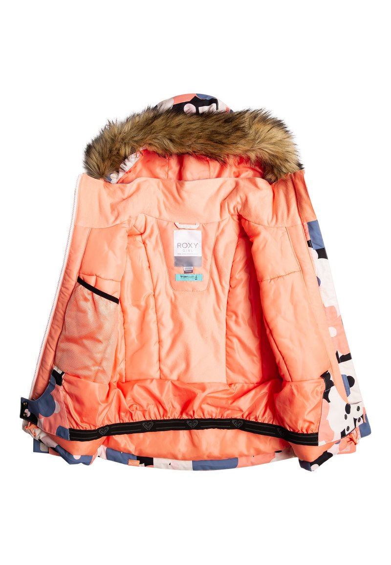 Roxy PIE Winterjacke blue/rosa Zalando