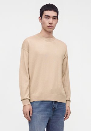 DRYKORN, VALDRIK - Striktrøje - beige