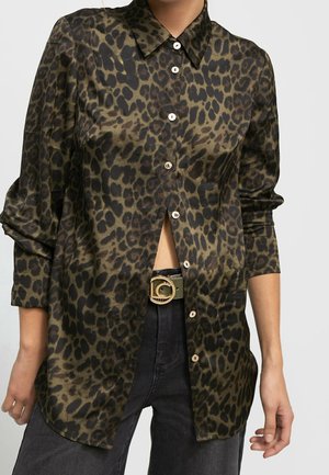 Overhemdblouse - khaki