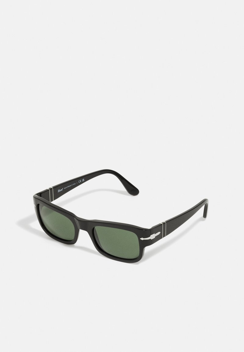Persol PO3307S Occhiali Da Sole Rettangolari - Montatura Marrone, Lenti Polarizzate Blu Scuro, Sistema Meflecto, Made In Italy, Protezione UV 100%