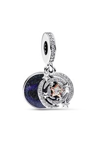 Pandora SHOOTING STAR DOUBLE DANGLE  - Talizman - sterling silver