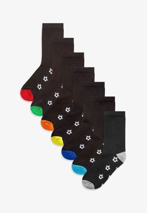 COTTON RICH CUSHIONED SOCKS 7 PACK - Sukat - black football