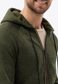 Ombre Mikina na zip - olive green